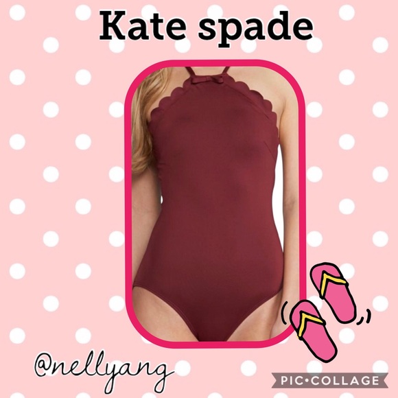 Kate Spade One Piece Bathing Suit Swimsuit XS - Picture 2 of 8